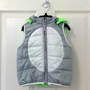 H&M Infant Penguin Puffer Vest - Size 9-12M
